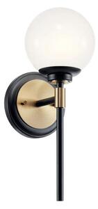 Kichler KL-BENNO1-BK-CPZ - Lampada da bagno LED BENNO 2xG9/3W/230V dorata IP44