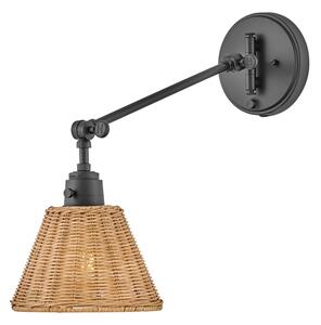 Hinkley HK-ARTI-1W-BK-NR Faretto da parete ARTI 1xE27/60W/230V nero/marrone