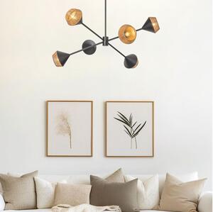 Alora Mood ALM-DAPHNE6-MB - Lampadario a stelo DAPHNE 6xE14/40W/230V