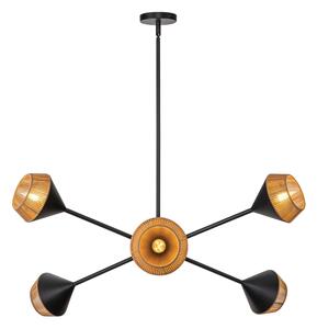 Alora Mood ALM-DAPHNE6-MB - Lampadario a stelo DAPHNE 6xE14/40W/230V