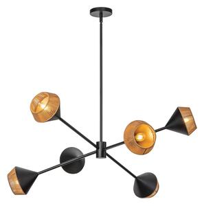 Alora Mood ALM-DAPHNE6-MB - Lampadario a stelo DAPHNE 6xE14/40W/230V