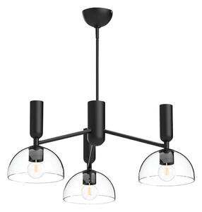Alora Mood ALM-JUDE3-MB-CL - Lampadario su asta JUDE 3xE27/60W/230V nero
