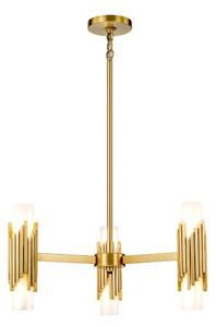 Elstead MARVELE6-AB-OPAL - Lampadario a stelo MARVELE 6xE14/40W/230V dorato