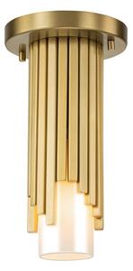 Elstead MARVELE-MP-AB-OPAL - Lampadario a stelo MARVELE 1xE14/40W/230V dorato