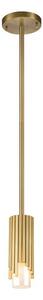 Elstead MARVELE-MP-AB-OPAL - Lampadario a stelo MARVELE 1xE14/40W/230V dorato