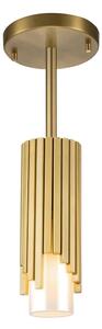 Elstead MARVELE-MP-AB-OPAL - Lampadario a stelo MARVELE 1xE14/40W/230V dorato