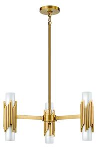 Elstead MARVELE6-AB-OPAL - Lampadario a stelo MARVELE 6xE14/40W/230V dorato