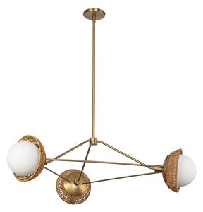 Alora Mood ALM-PERTH3-GD - Lampadario a stelo PERTH 3xE14/40W/230V dorato