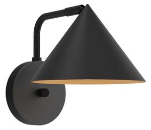 Alora Mood ALM-REMYCK-1WB-BK - Lampada da parete REMYCK 1xE27/60W/230V nera
