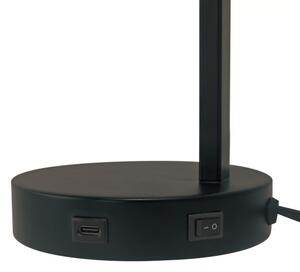 Nordlux - Lampada da tavolo WILMER 1xE14/40W/230V nera