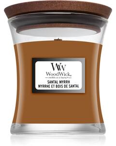 Woodwick Santal Myrrh candela profumata 85 g