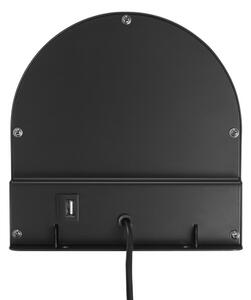 Nordlux - Lampada da parete con mensola CODY 1xGU10/15W/230V nera