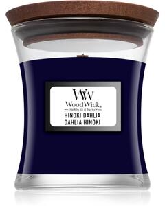 Woodwick Hinoki Dahlia candela profumata 85 g