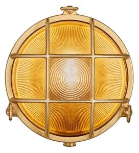 Nordlux - Lampada da parete per esterni POLPERRO 1xE27/12,5W/230V IP64 ottone
