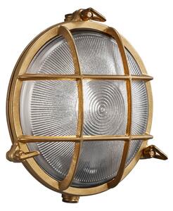 Nordlux - Lampada da parete per esterni POLPERRO 1xE27/12,5W/230V IP64 ottone