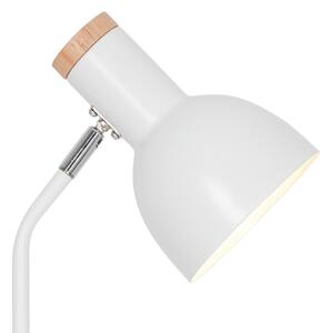 Nordlux - Lampada da tavolo DEVONE 1xE27/15W/230V bianca