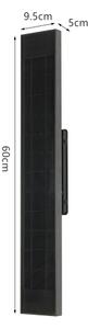 Brilagi - Applique solare a LED SUN, 4 W, 230 V, 60 cm, 4000 mAh, IP44