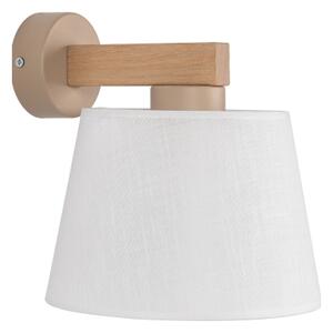 Brilagi - Lampada da parete LATTE SABIA 1xE27/15W/230V pino/bianco