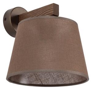 Brilagi - Lampada da parete LATTE 1xE27/15W/230V pino/marrone