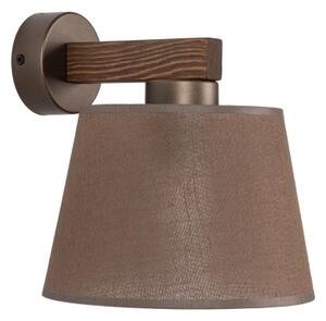 Brilagi - Lampada da parete LATTE 1xE27/15W/230V pino/marrone