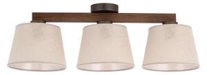 Brilagi - Plafoniera LATTE 3xE27/15W/230V pino/beige
