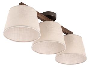 Brilagi - Plafoniera LATTE 3xE27/15W/230V pino/beige