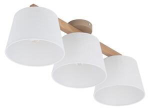 Brilagi - Lampadario da soffitto a montaggio superficiale LATTE SABIA 3xE27/15W/230V pino/bianco