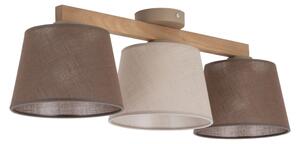 Brilagi - Lampadario a plafone LATTE SABIA 3xE27/15W/230V pino/mix