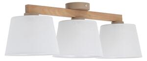 Brilagi - Lampadario da soffitto a montaggio superficiale LATTE SABIA 3xE27/15W/230V pino/bianco
