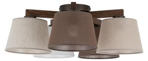 Brilagi - Lampadario a soffitto LATTE 5xE27/15W/230V pino/mix