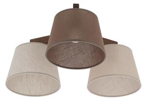 Brilagi - Lampadario da soffitto a montaggio superficiale LATTE 3xE27/15W/230V pino/mix
