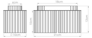 Sollux SL.1825 - Faretto AURA 2xGU10/10W/230V rosa