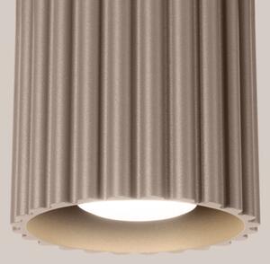 Sollux SL.1814 - Faretto AURA 1xGU10/10W/230V 10 cm taupe