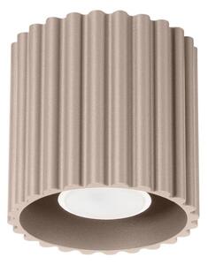 Sollux SL.1814 - Faretto AURA 1xGU10/10W/230V 10 cm taupe