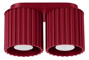 Sollux SL.1820 - Faretto AURA 2xGU10/10W/230V rosso