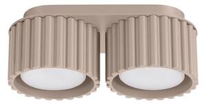 Sollux SL.1818 - Faretto AURA 2xGX53/10W/230V taupe