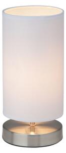 Brilliant - Lampada da tavolo CLARIE 1xE14/40W/230V cromo opaco/bianco