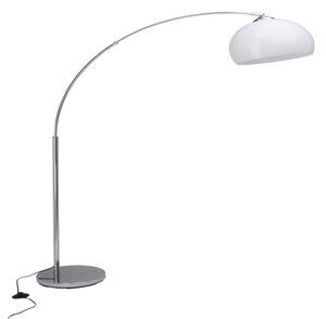 Brilliant - Lampada da terra VESSA 1xE27/60W/230V cromo lucido/bianco