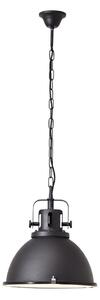 Brilliant - Lampadario a catena JESPER GLAS 1xE27/60W/230V nero