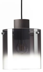 Brilliant - Lampadario a cavo BETH 3xE27/60W/230V nero/fumé