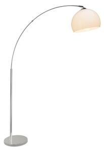 Brilliant - Lampada da terra VESSA 1xE27/60W/230V cromo lucido/bianco
