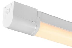 Nordlux - Lampada LED per specchio da bagno con presa integrata, 15 W, 230 V, IP44, 68,4 cm, bianco