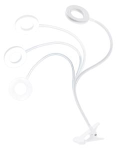 Solight WO66-W - Lampada da tavolo LED dimmerabile con clip LED/8W/230V 3000/4000/5000K bianco