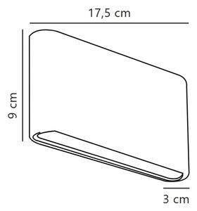 Nordlux - Applique da esterno a LED KINVER LED/8,5W/230V IP54 bianco