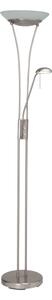 Brilliant - Lampada da terra dimmerabile a LED FINN 2xLED/13W/230V cromo satinato