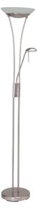 Brilliant - Lampada da terra dimmerabile a LED FINN 2xLED/13W/230V cromo satinato