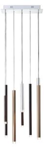 Brilliant -LED Lampadario dimmerabile a cavo CEMBALO LED/32W/230V cromato/nero/marrone