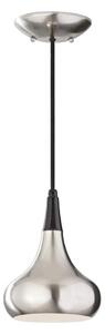 Feiss FE-BESO-P-S-BS - Lampada a sospensione su cavo BESO 1xE27/60W/230V cromo satinato/nero