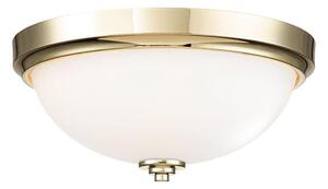 Feiss FE-MALIBU-F-BATH-PB-Plafoniera da bagno MALIBU 2xE27/60W/230V IP44 dorata