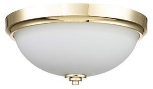 Feiss FE-MALIBU-F-BATH-PB-Plafoniera da bagno MALIBU 2xE27/60W/230V IP44 dorata